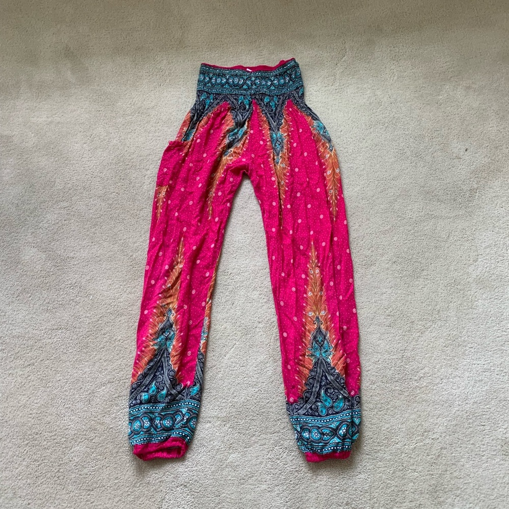 flowy hippie pants size small